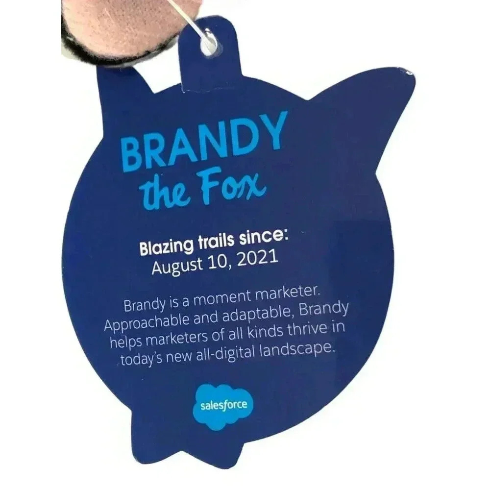 Brandy the Fox 12 inch Plush Toy Promotion no Camera - Picture 6 of 7